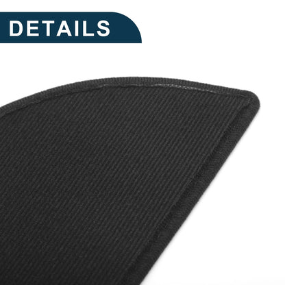 Car Door Anti Kick Pad Sticker Protector for Toyota RAV4 (2013-2019) Black 1 Set