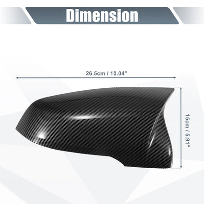 Carbon Fiber Rearview Mirror Cover Cap for BMW X1 F48 F49 X2 F39 (2016-2023)