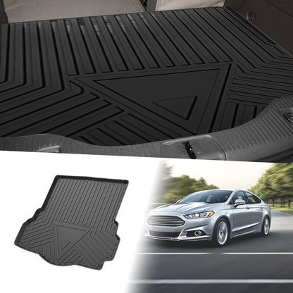 Flat Face Cargo Liner Rear Trunk Mat for Ford Fusion (2013-2020) 1 Pc