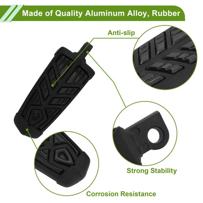Motorcycle Foot Pegs for Harley Softail Matte Black