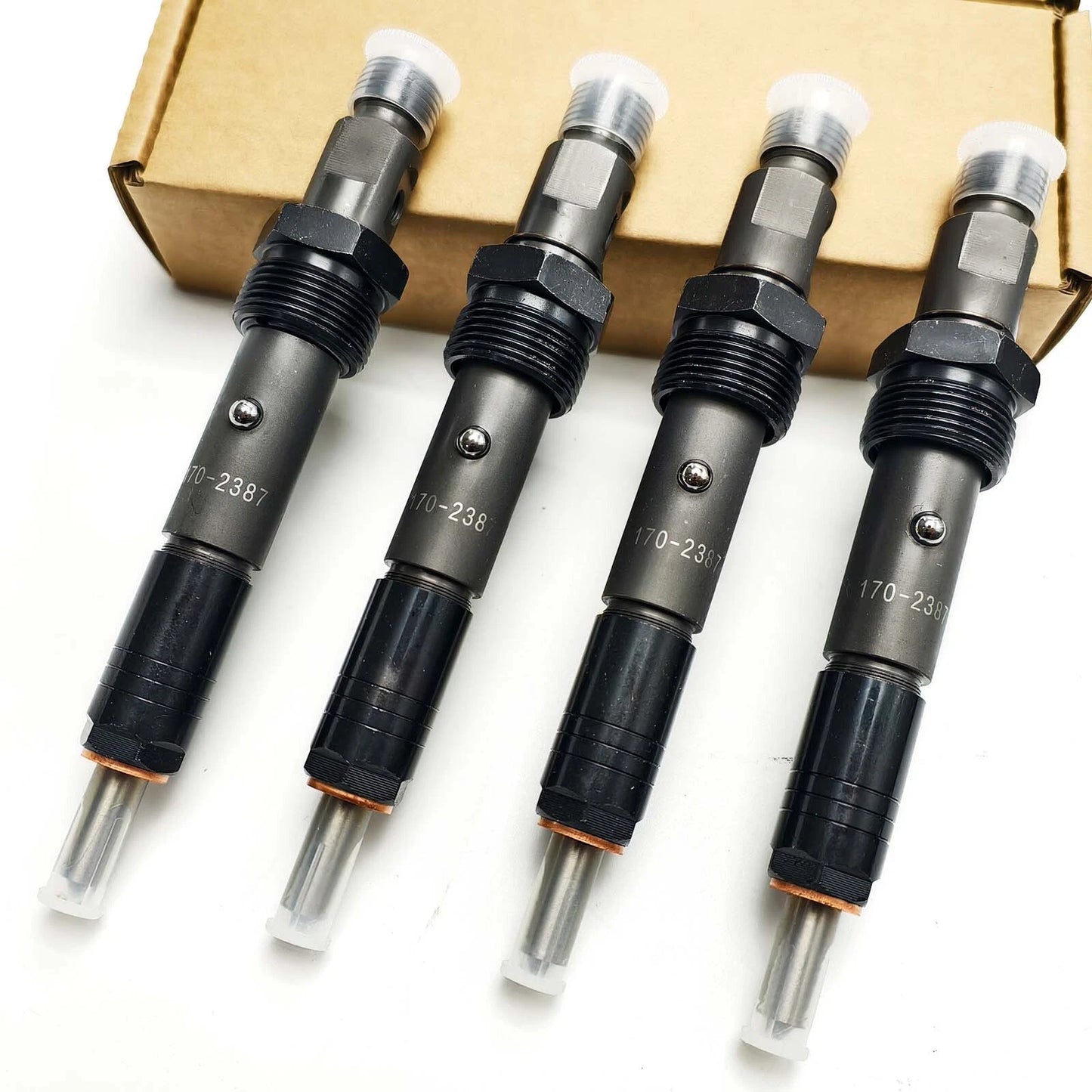 4pcs Fuel Injectors for Caterpillar 3054 Engine 1989–1999