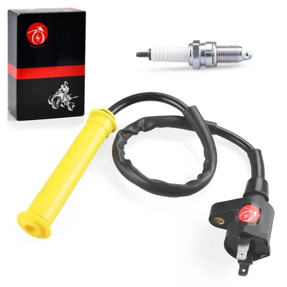 Ignition Coil & Spark Plug w/Cap for Honda XR250R (1996-2004)