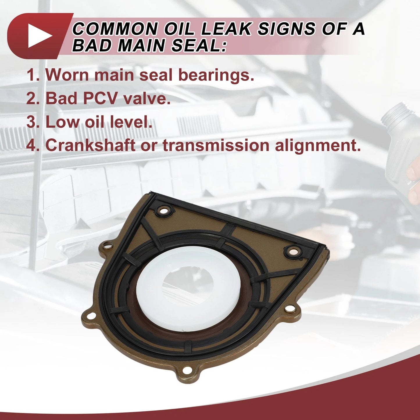 Crankshaft Oil Seal for Ford Escape, Mustang (2001-2007)