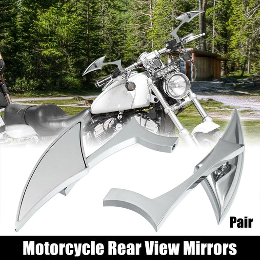 Pair / 8mm 10mm / Rear View Side Mirrors for Harley Davidson (1982–2020)
