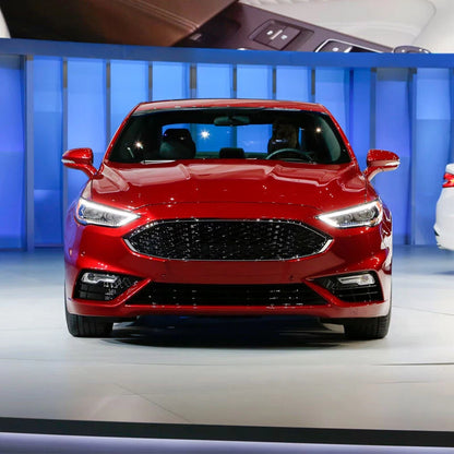Left & Right Front Headlight Lens Covers for Ford Fusion (2017-2018)