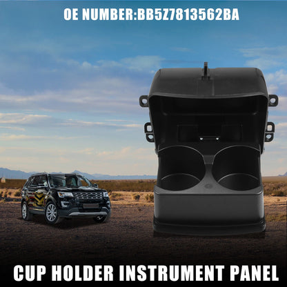 Cup Holder for Ford Explorer (2011-2023) Black Drink Holder