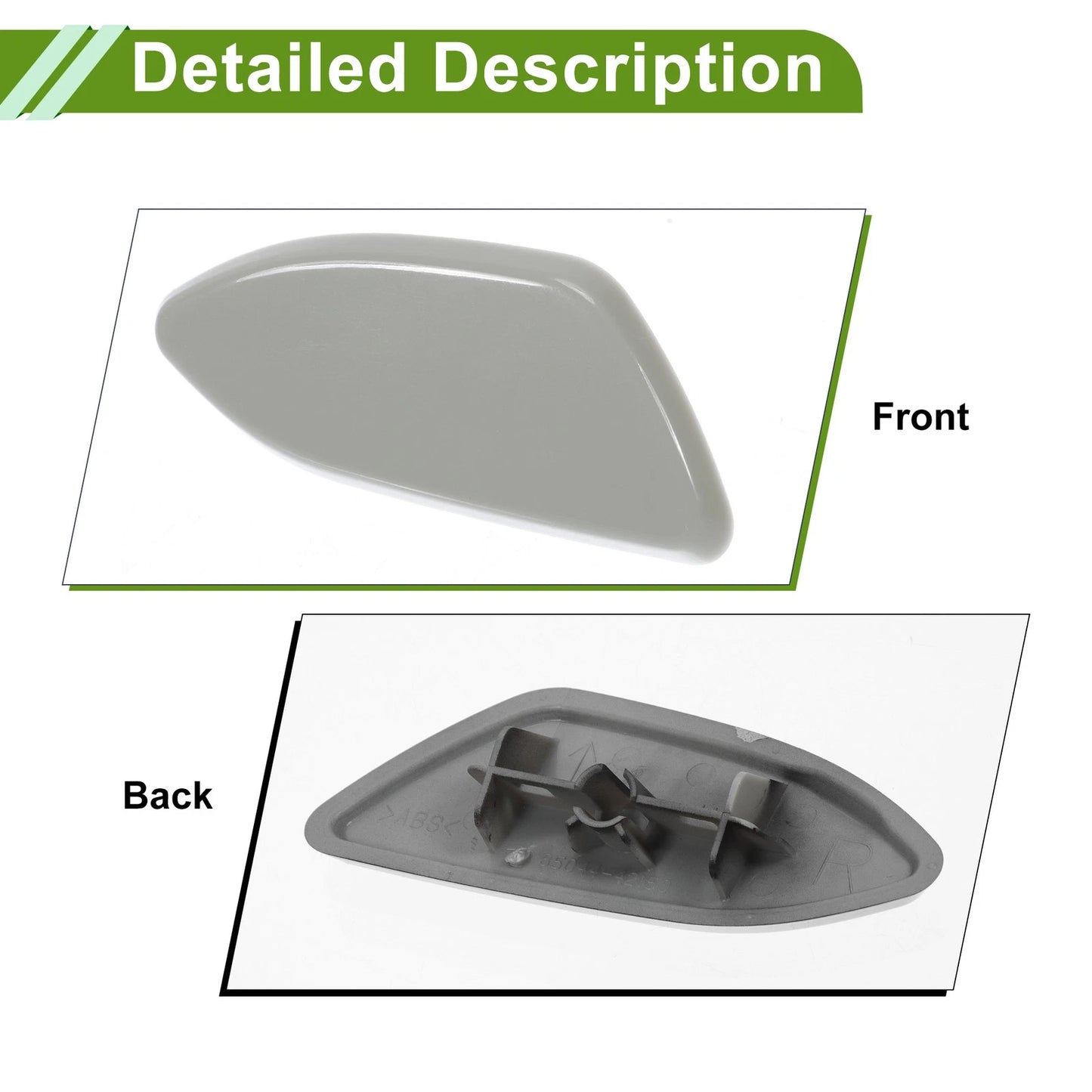 Front Right Washer Nozzle Cover for Toyota Rav4 (2010-2012) Unpainted