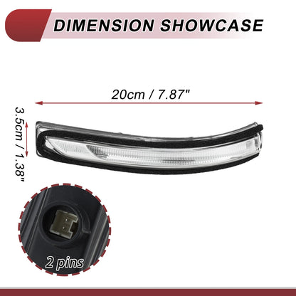 Left Mirror Turn Signal Light for KIA NIRO (2017-2020) Black Clear