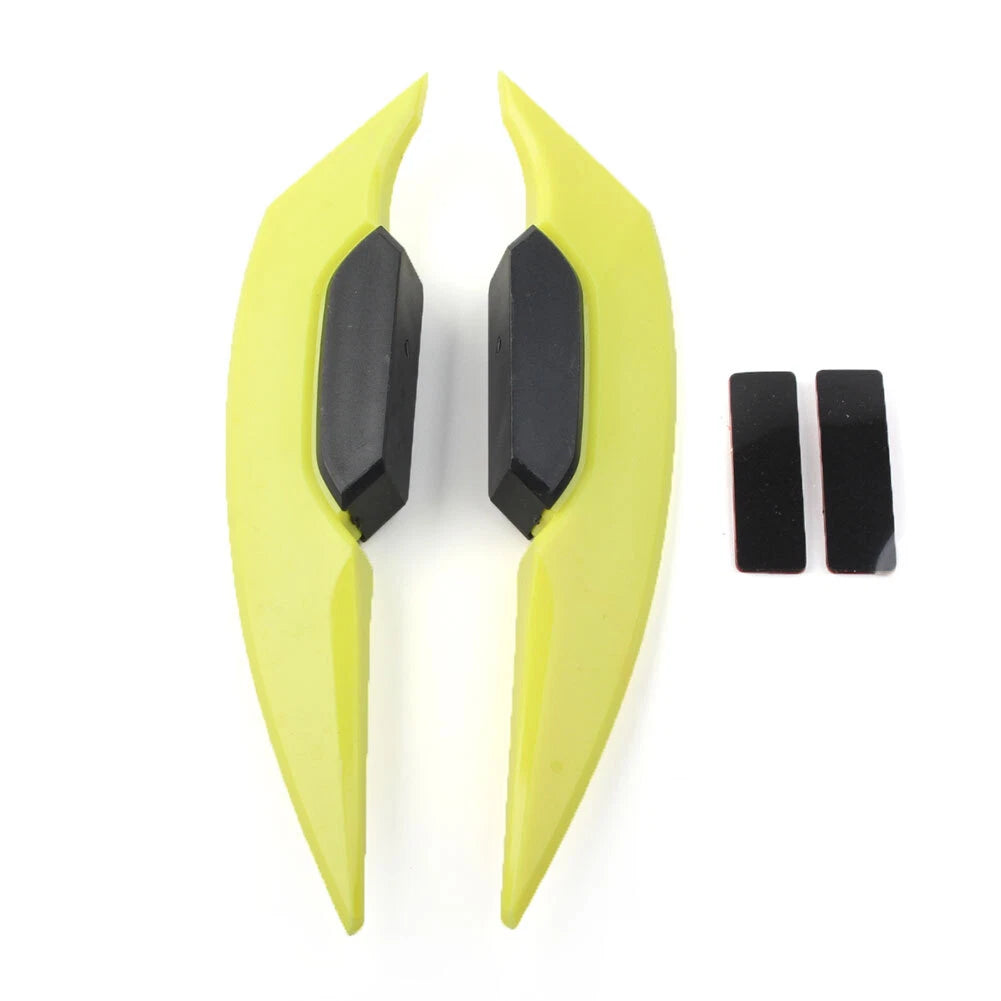 Motorcycle Fairing Winglets Side Spoiler Deflector Air Wings - Universal