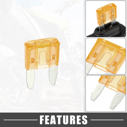 5A Mini Blade Style Fuse & 12 AWG Fuse Holder for Car