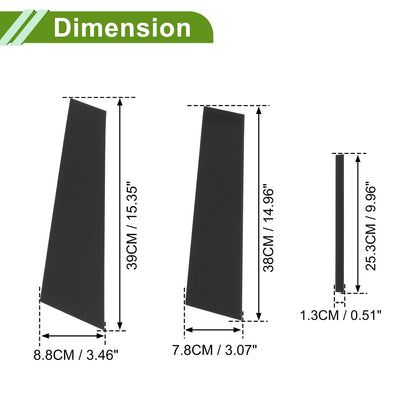 6 Pcs Black Pillar Window Trim for Chevy Cruze (2016 - 2019)