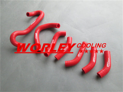 Red Radiator Hose for Husqvarna WR400 XC400 CR430 WR430 XC430 (1984-1988)