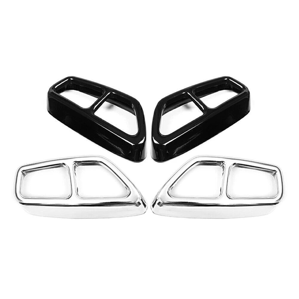 Exhaust Muffler Pipe Tip Tailpipe Cover Trim for BMW 5 Series G30 G31 (2018-2022)