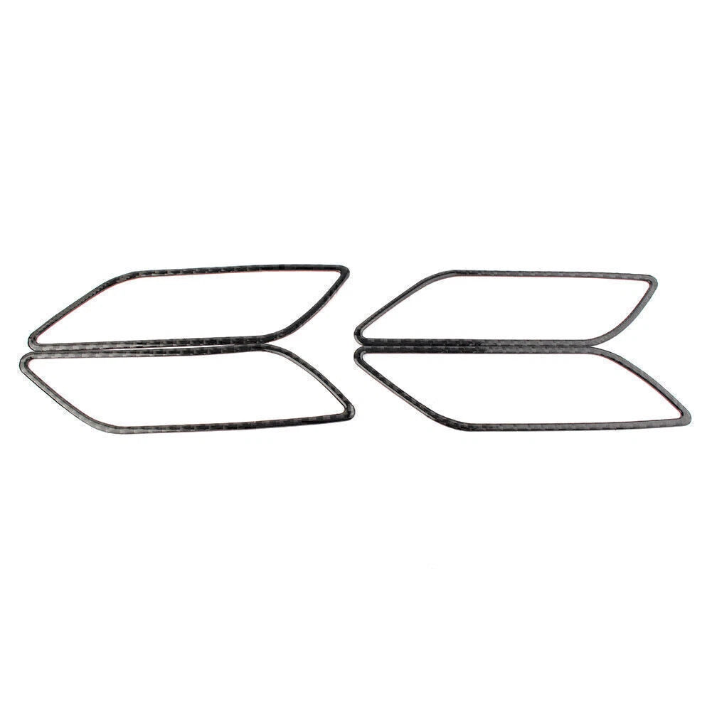 4x Carbon Fiber Inner Handle Trim Covers for Audi A3 S3 (2014-2018)