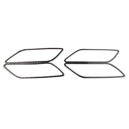 4x Carbon Fiber Inner Handle Trim Covers for Audi A3 S3 (2014-2018)