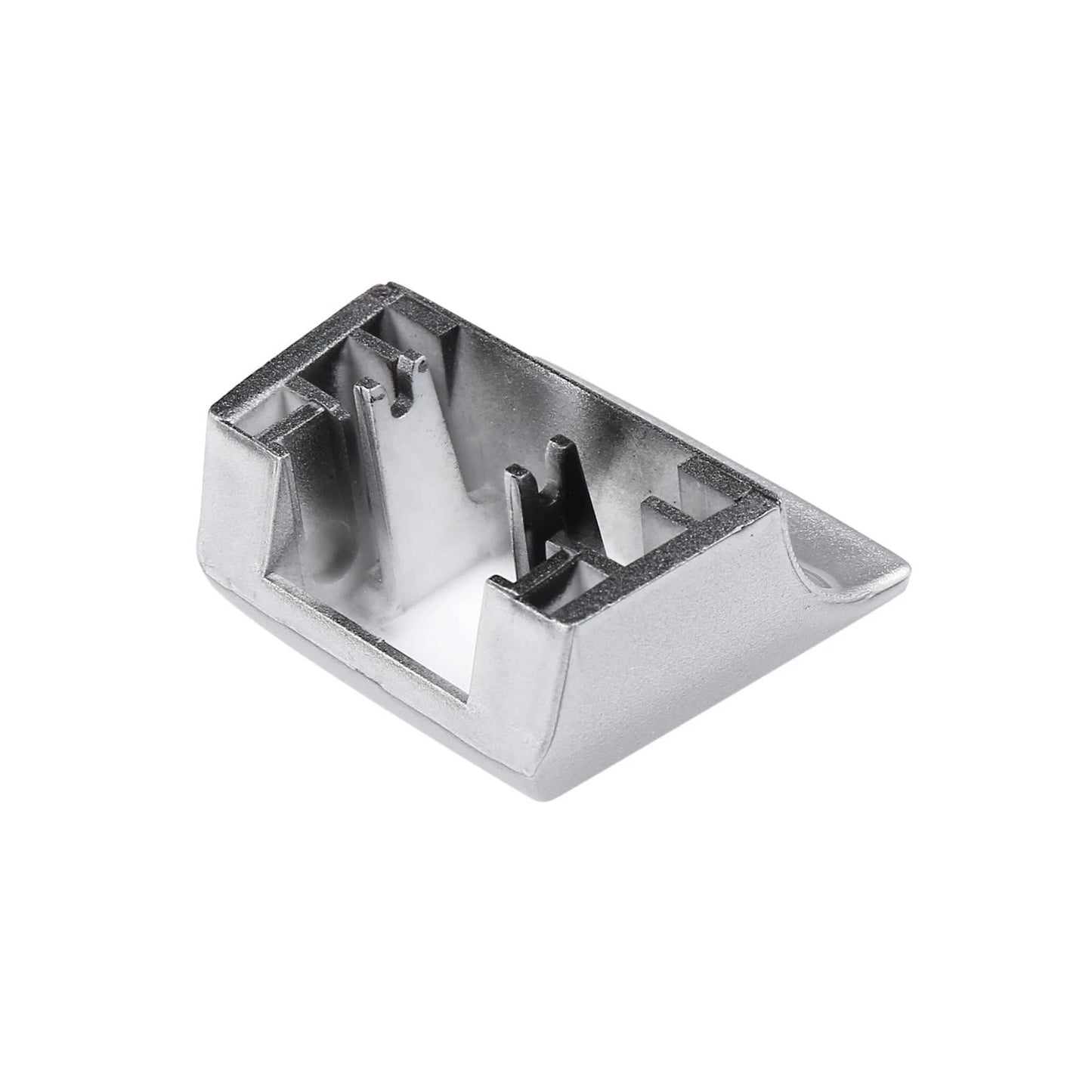 Short Feet P Button Cover for BMW F01 F02 F10 F12 F07 (2010-2017) Silver Tone