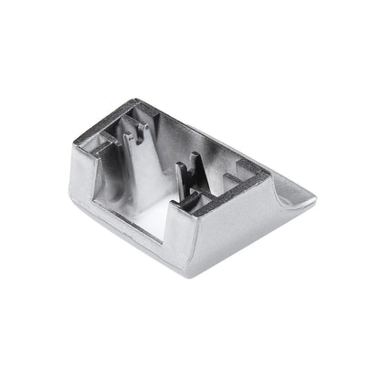 Short Feet P Button Cover for BMW F01 F02 F10 F12 F07 (2010-2017) Silver Tone