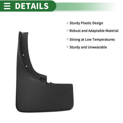 Mud Flaps Splash Guards for Ford Ranger T8/T9 (2019-2023)