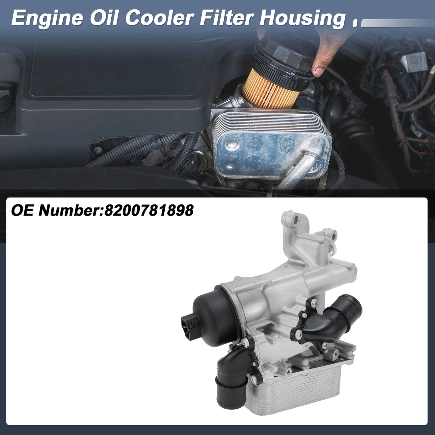 Engine Oil Filter Housing for Nissan Primastar X83 (2001-2019)