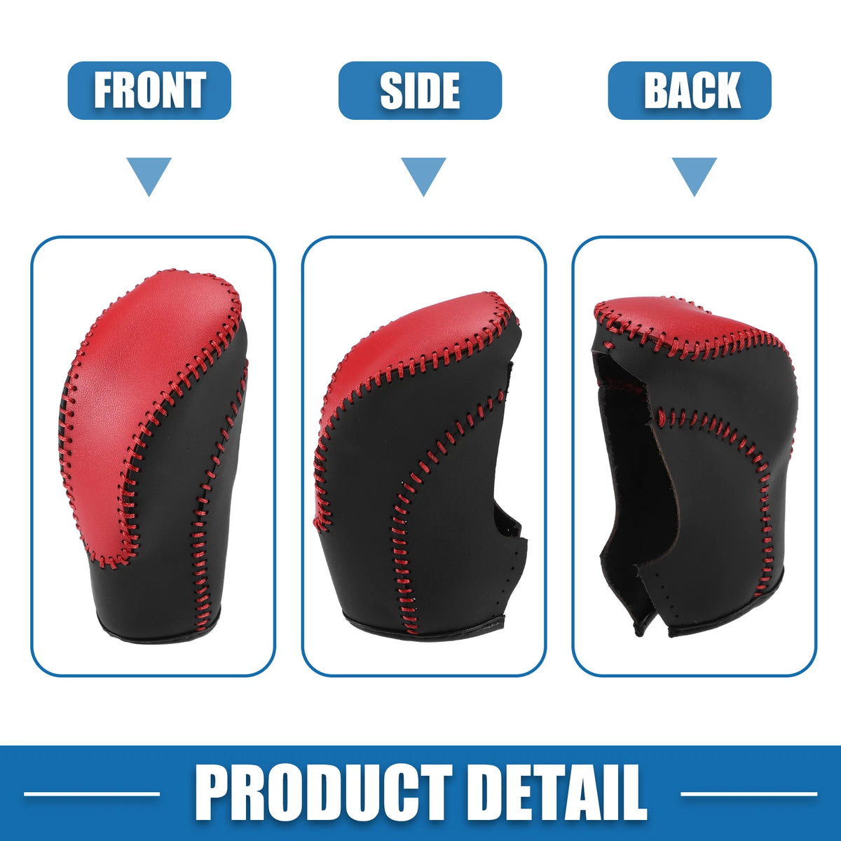 Gear Shift Lever Cover for Subaru Crosstrek (2018-2023) Black Red