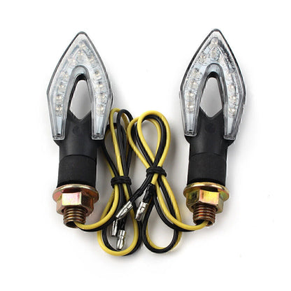 12V LED Turn Signal Lights for Harley Honda Yamaha Motorcycles