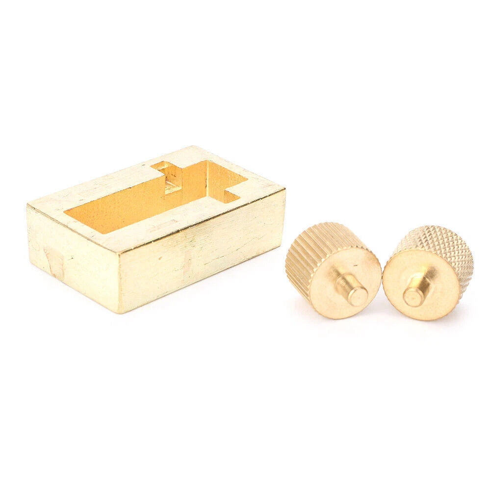 Leather Craft Making Tools & 2 x Roller Brass DIY Hand Sewing Kit for Art
