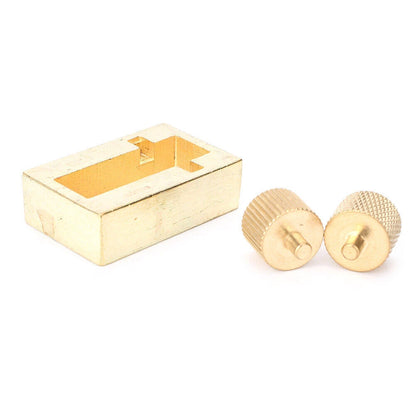 Leather Craft Making Tools & 2 x Roller Brass DIY Hand Sewing Kit for Art