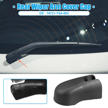 Rear Windshield Wiper Arm Cover for Honda Fit (2015-2020) Black