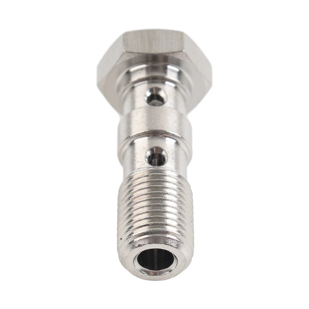 Stainless Double Banjo Bolt 3/8x24 AN3 Brake Adaptor for Make & Model