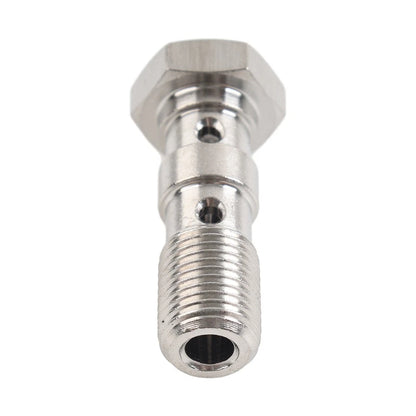 Stainless Double Banjo Bolt 3/8x24 AN3 Brake Adaptor for Make & Model