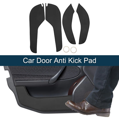Car Door Anti Kick Pad Sticker Protector for Ford Focus (2019) - 1 Set Black