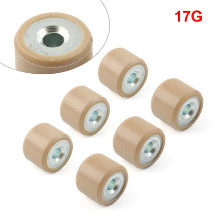6 x 17g Variator Rollers for GY6 125 150cc Scooter Engines