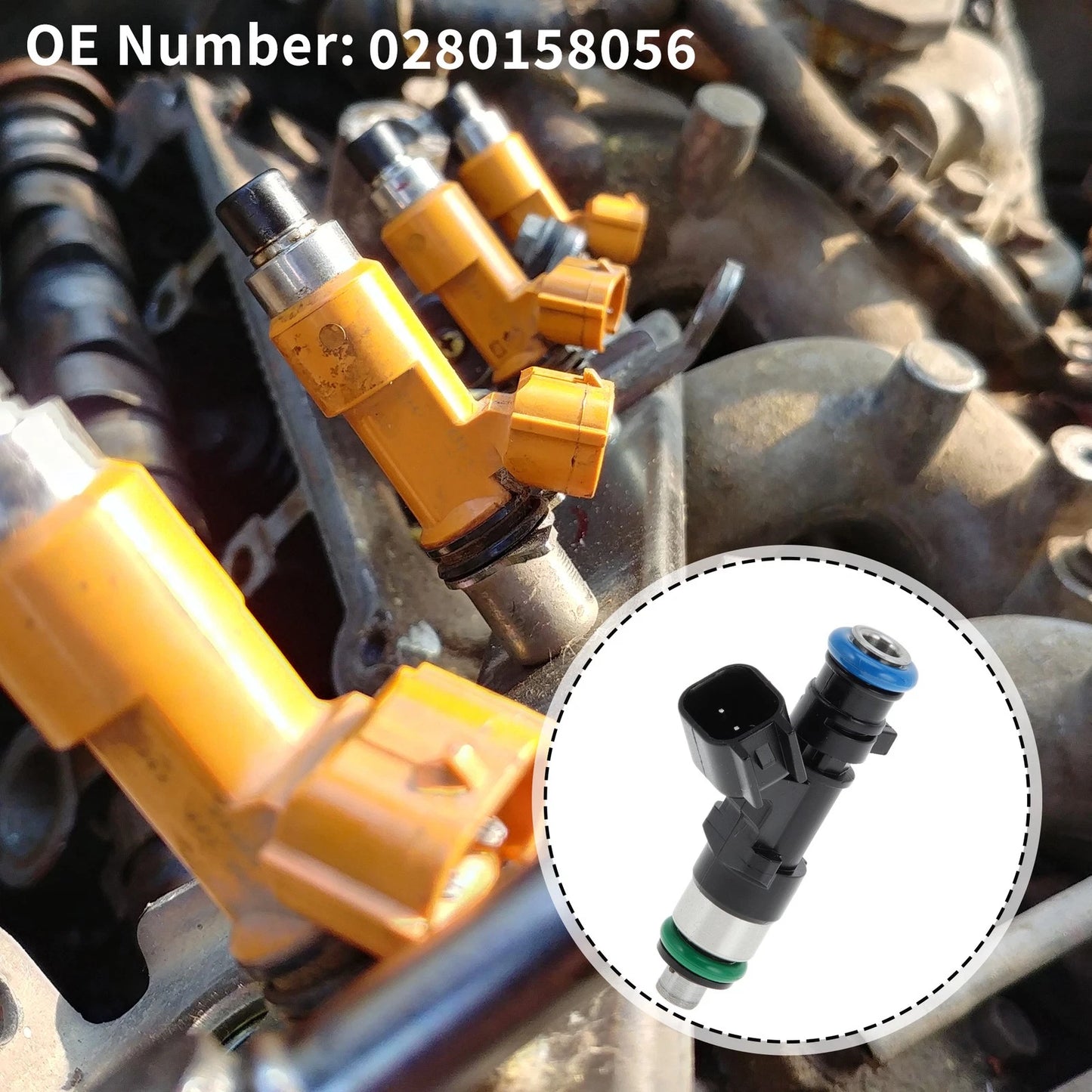 Fuel Injector No.0280158056 for Ford Explorer 2005 (2005)
