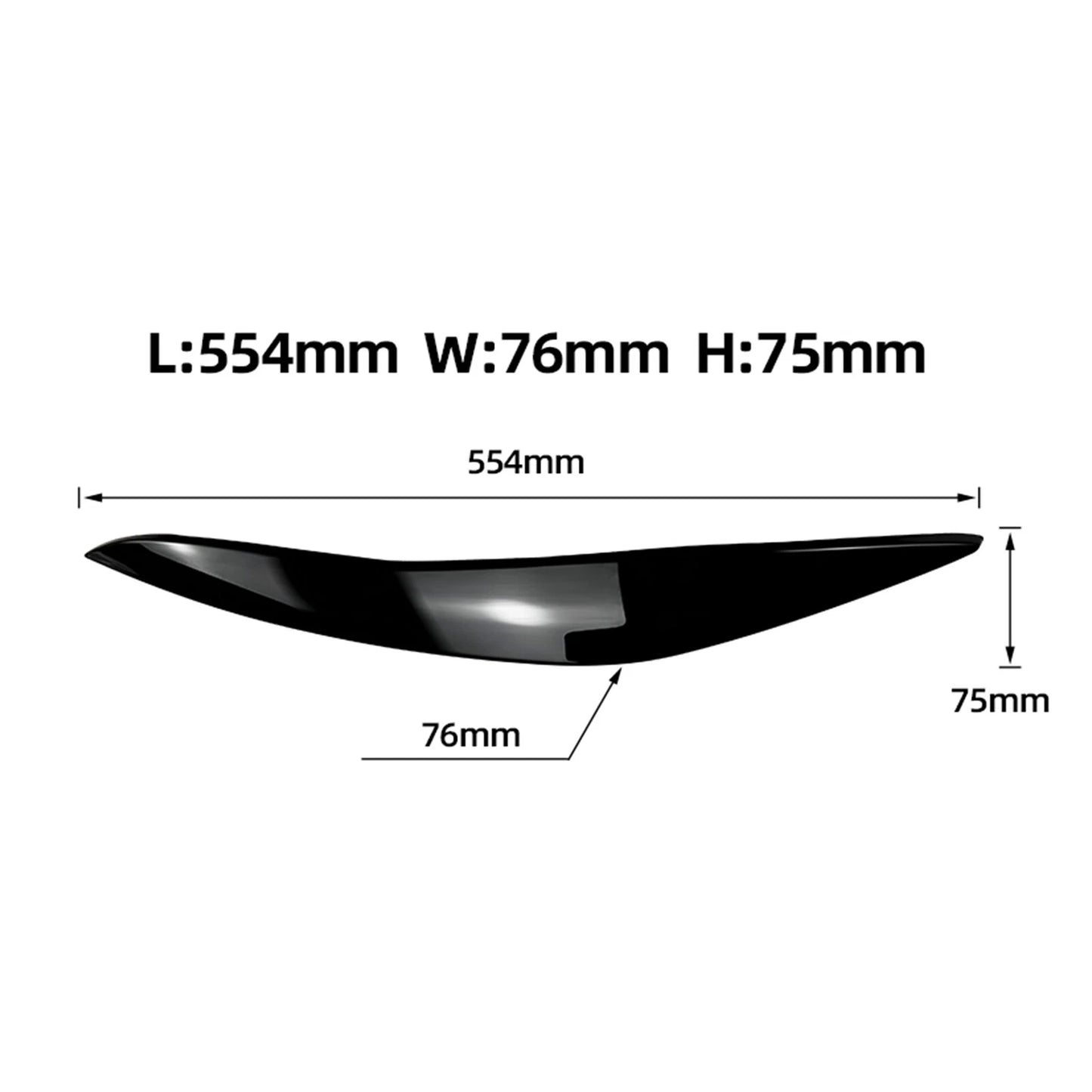 Headlight Eyelid Trim for BMW 5 Series F10 F11 (2011-2014)