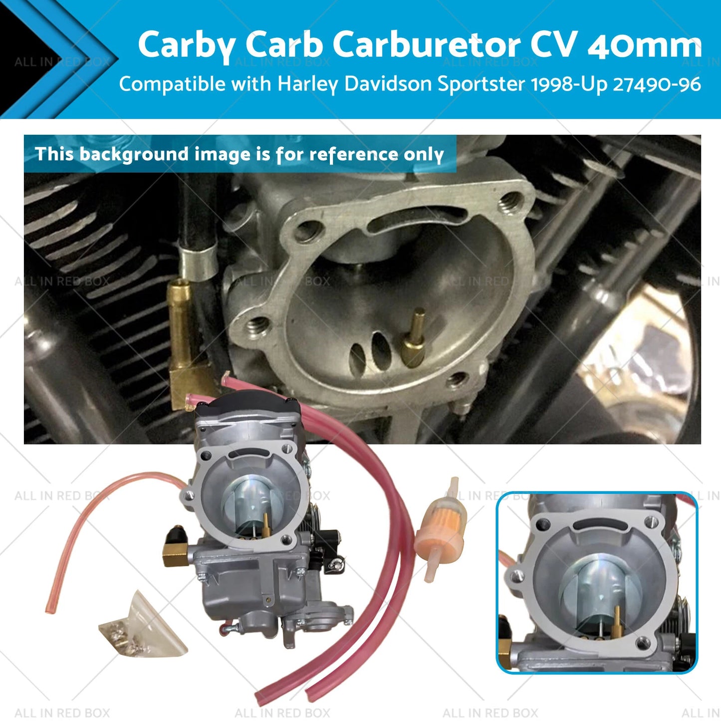 40mm Carburettor CV for Harley Davidson Sportster (1998-2023)