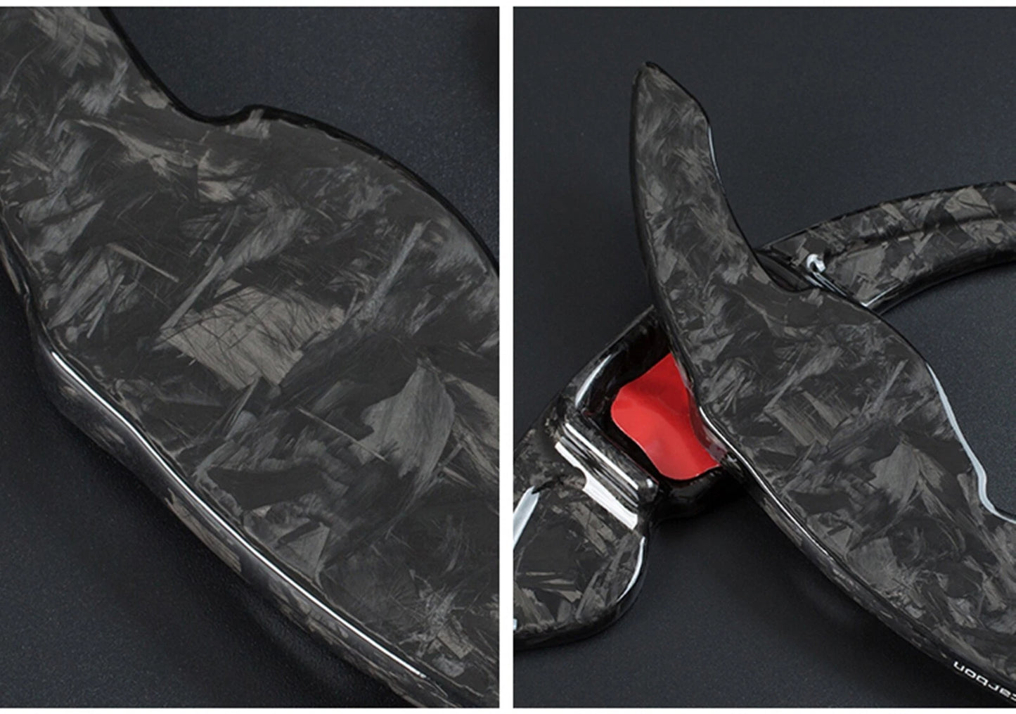 2 x Carbon Fiber Paddle Shifters for VW Golf MK6 GTI R20 (2010-2014)