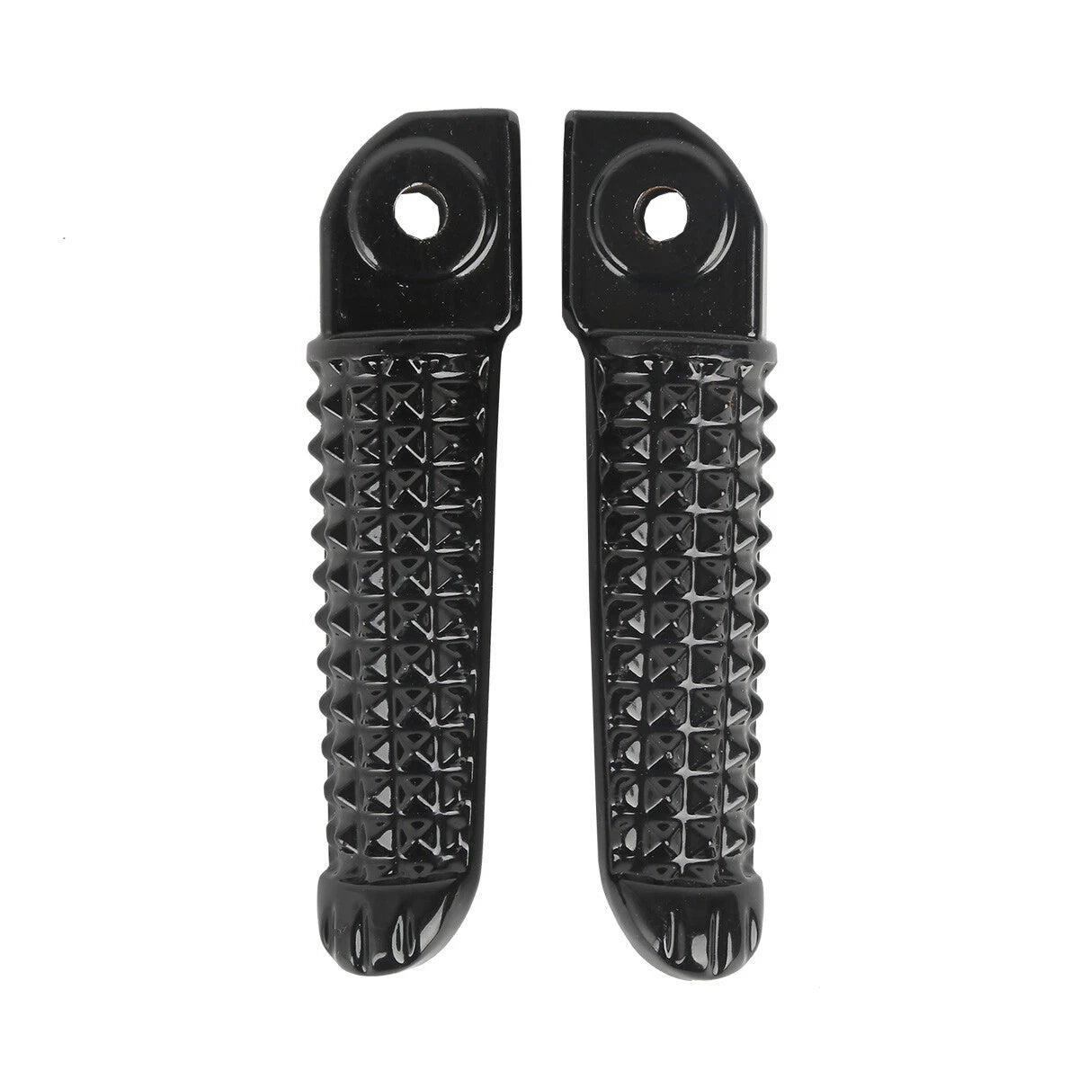 Black Driver Passenger Footpegs for Yamaha YZF R1 R6 (1998-2025) (2003-2020)
