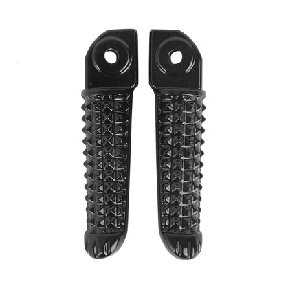 Black Driver Passenger Footpegs for Yamaha YZF R1 R6 (1998-2025) (2003-2020)