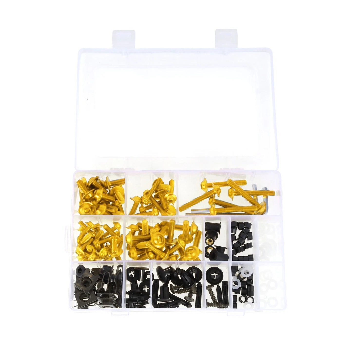 Windshield Bolt / 1 x / Windshield Bolt for Yamaha Aluminum Rubber Gold Tone