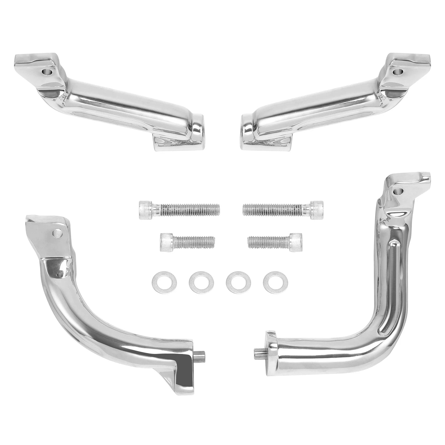 Chrome Driver Floorboards Mount Bracket for Harley Touring Road Glide (14-24)