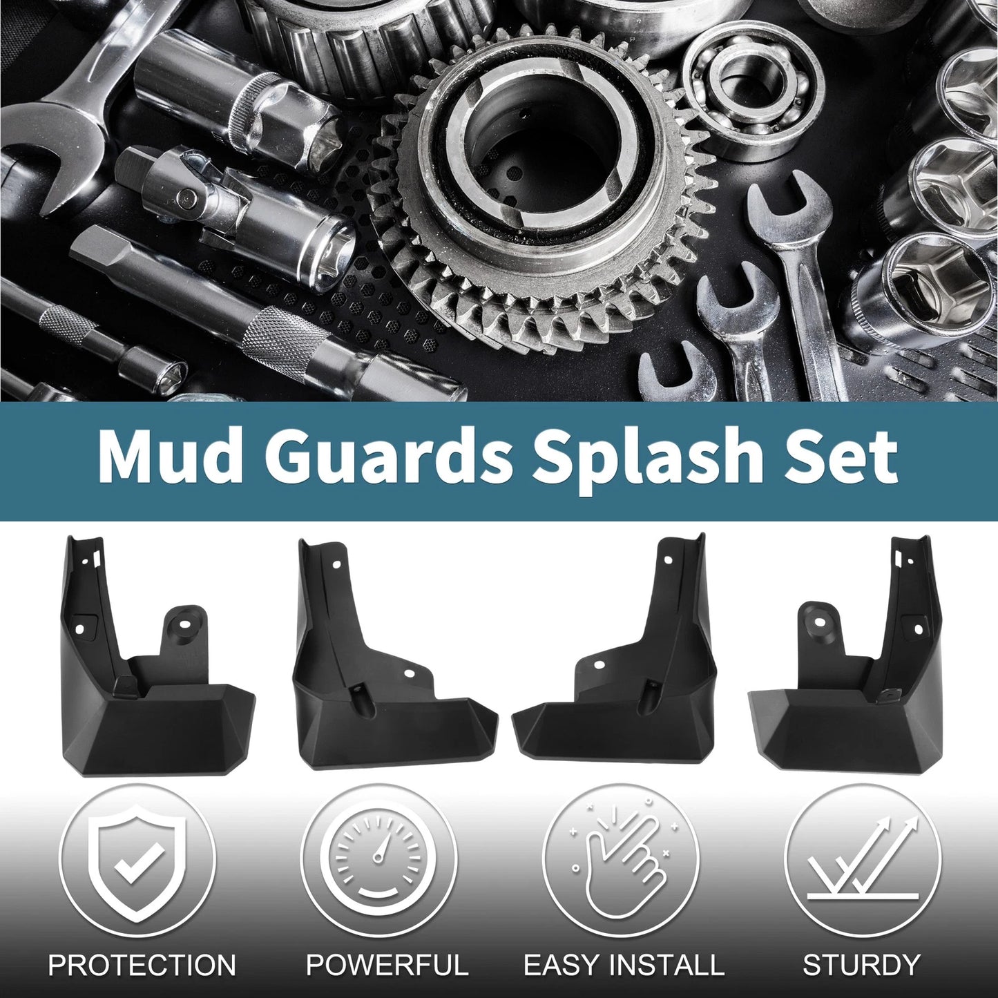 Mud Flaps Splash Guards 1 Set for Toyota RAIZE (2020-2022)
