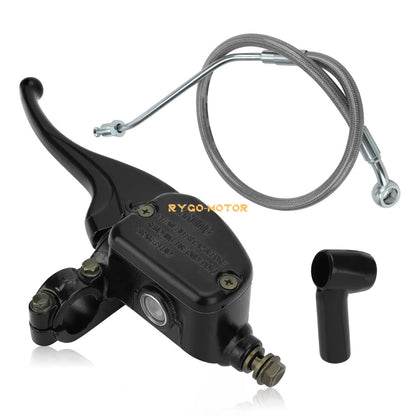 Front Brake Master Cylinder & Hose Line for Polaris Scrambler 500 (2003–2012)