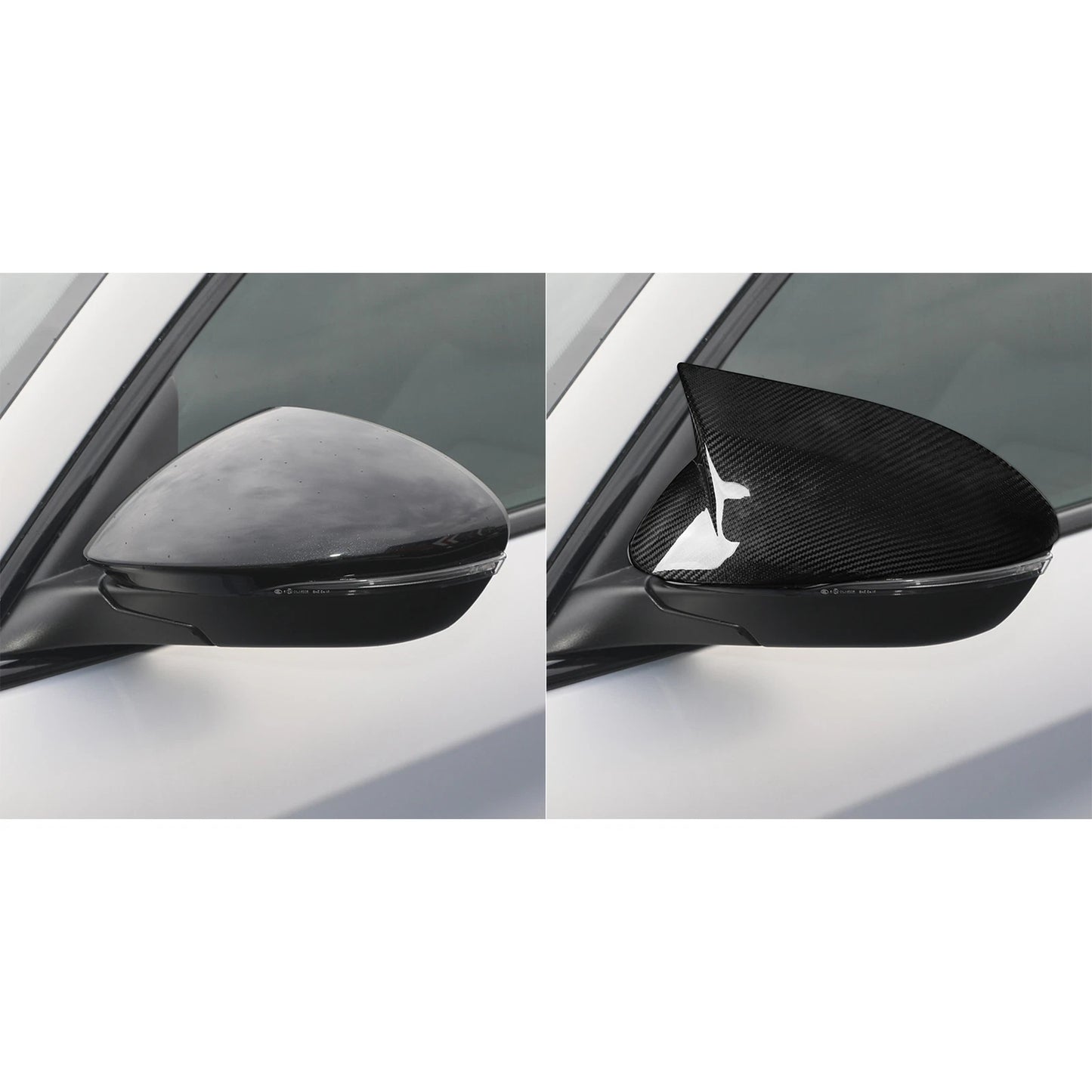 Carbon Fiber Side Mirror Covers for Alfa Romeo Stelvio (2017-2024)