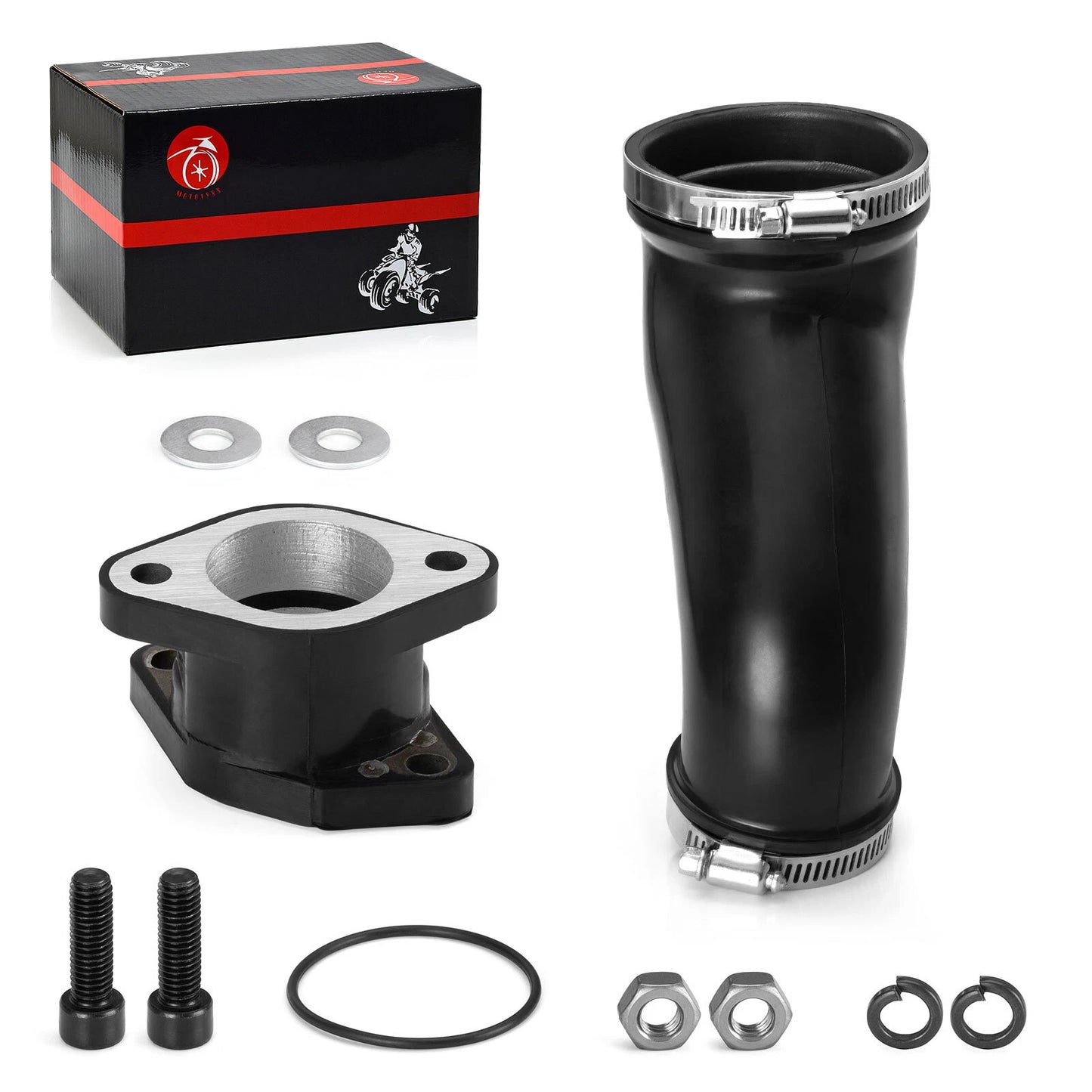 Intake Manifold Boot Joint & Air Box Cleaner for Yamaha Warrior 350 (1987-2004)
