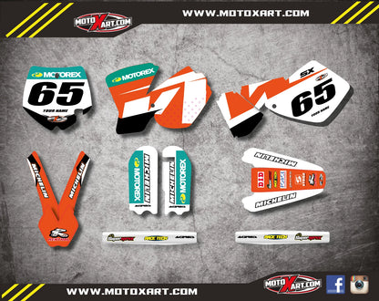 Custom Decal Kit for KTM 65 SX (2002-2008) - RECKLESS STYLE Stickers