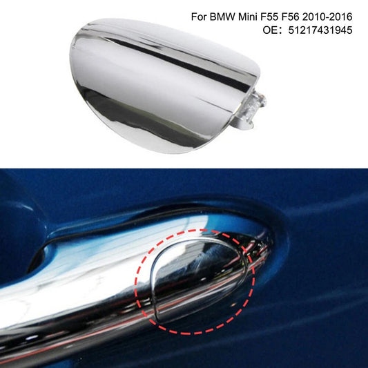 1x Door Handle Lock Key Hole Cover Trim Cap for Cooper F55 F56 (2013–2019)
