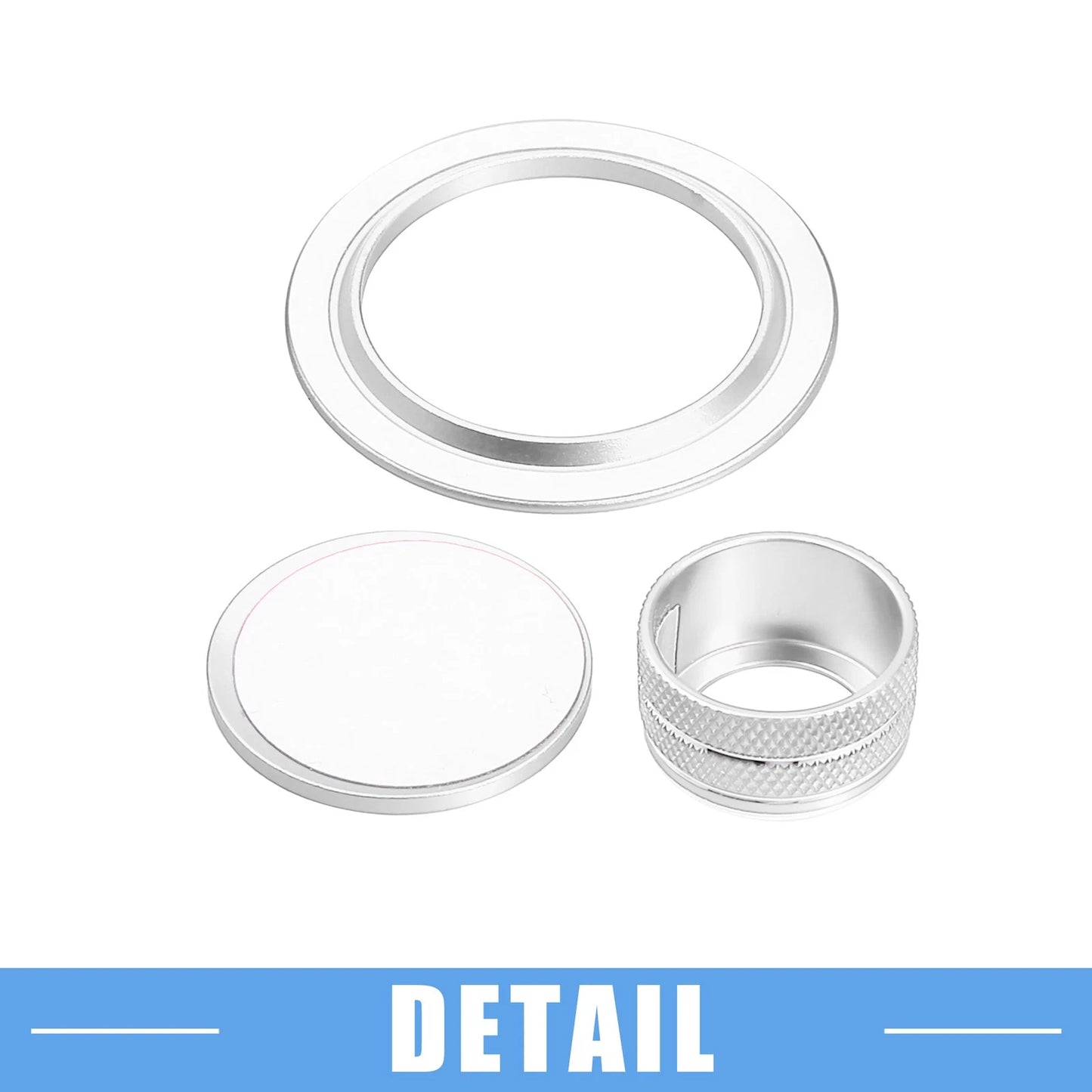 3 x Media Audio Volume Switch Knob Covers for Honda Civic (2022-2023)