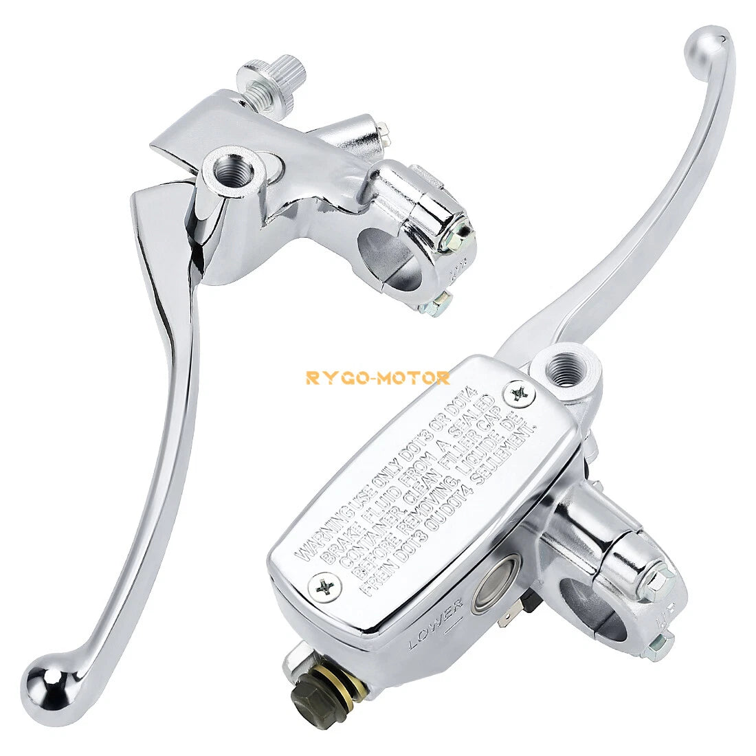 7/8 / Motorcycle Handlebar Hydraulic Brake Master Cylinder and Clutch Lever for Motorcycle