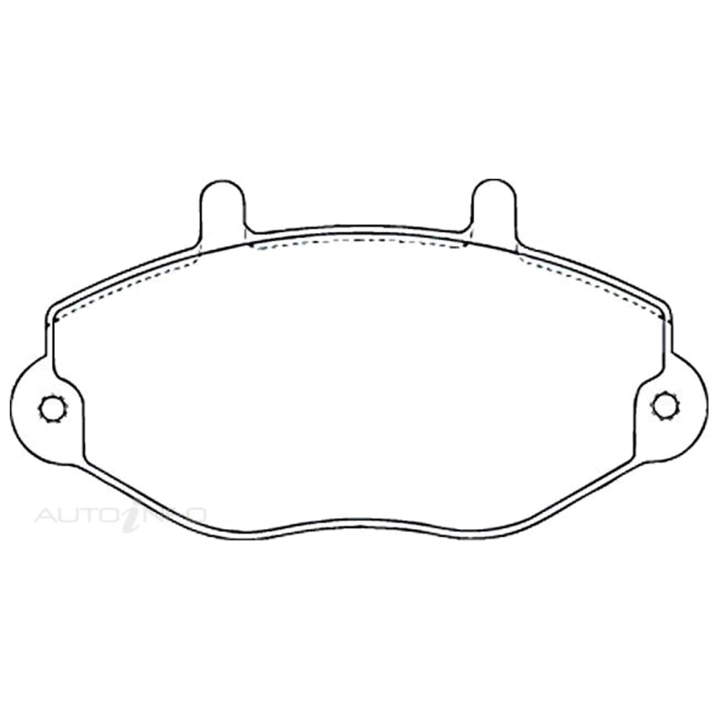 Front Disc Brake Pad Set for Ford Transit VF VG LWB (1994 - 2000)