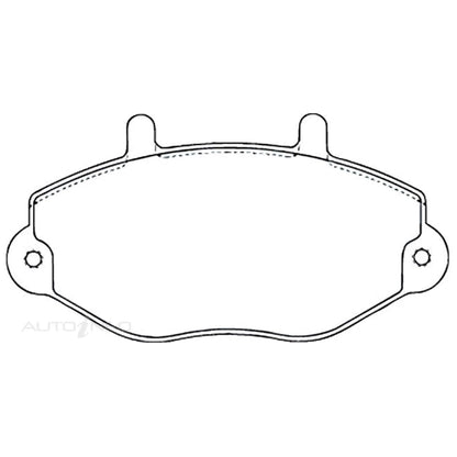 Front Disc Brake Pad Set for Ford Transit VF VG LWB (1994 - 2000)